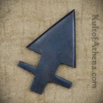 Slotted Heavy Arrowhead - Blackened