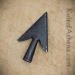 Barbed Broadhead Arrowhead - Blackened