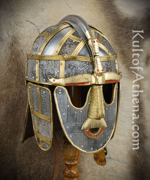 Sutton Hoo Deluxe Helm - 18 Gauge Steel