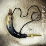Powder Horn with Brass Valve