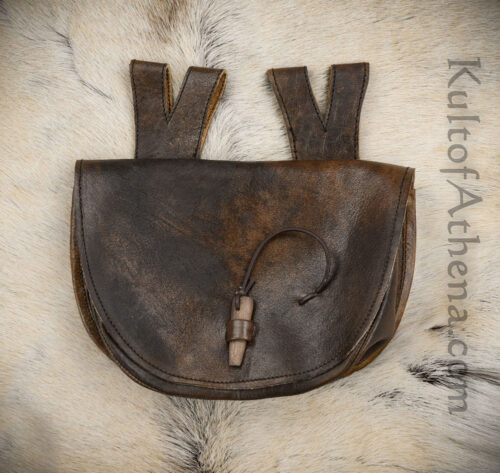 Medieval Leather Belt Pouch