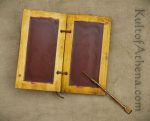 Roman Wax Writing Tablet with Bronze Stylus