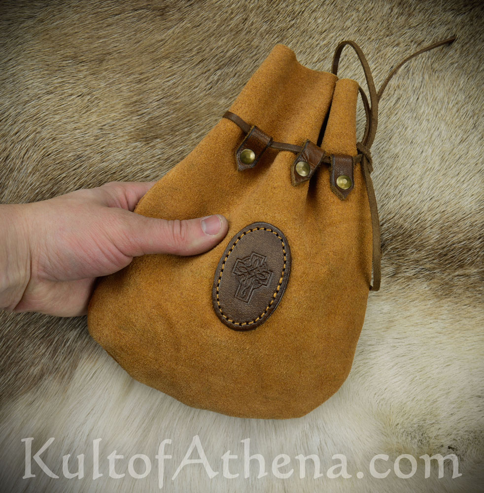 Leather Drawstring Pouch