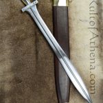 Greek Campovalano Xiphos with Composite Bone and Steel Hilt