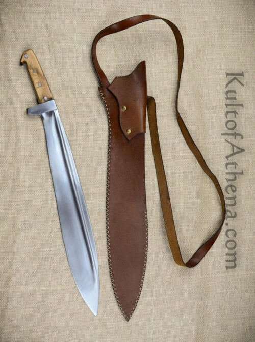 Greek Kopis with Wood Grip