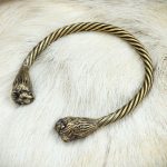 Brass Lion Head Bracelet