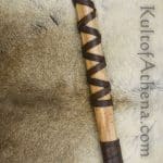 Viking Type K Axe with Etched Norse Wolf Design