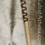 Viking Type M Axe with Etched Norse Design