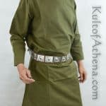Roman Cotton Tunic - Olive Green