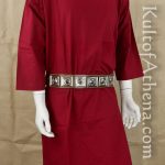 Roman Cotton Tunic - Red