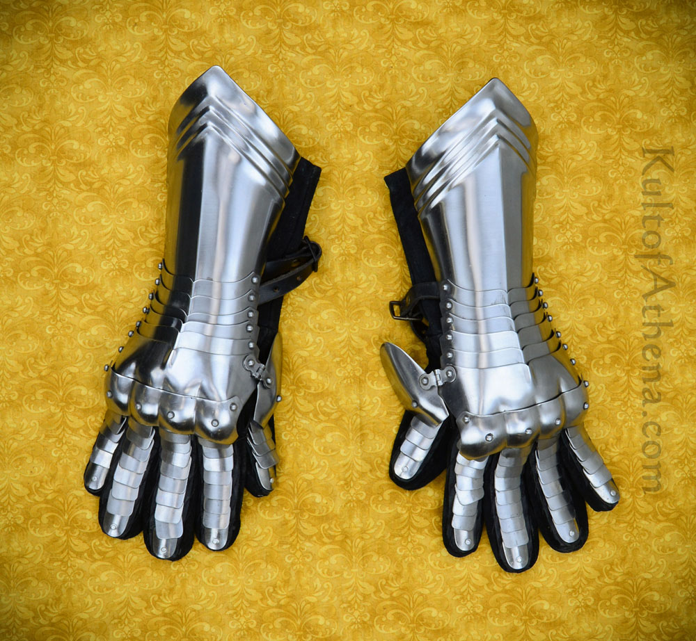 15th Century Gauntlets - 18 Gauge Steel