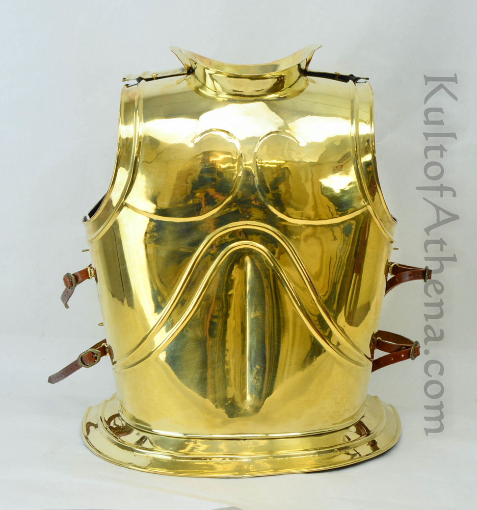 Greek Bell Muscle Armor - 18 Gauge Brass