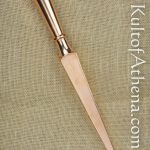 Greek Sauroter Spear Buttcap- Bronze