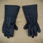 Black Leather Gauntlets