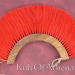 Roman Crest - Red - Wood Base