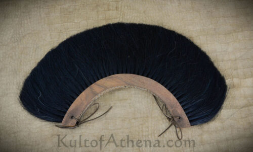 Roman Crest - Black - Wood Base