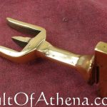 Brass Front-to-Back Plume Holder