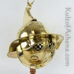 Thraex Gladiator Mosaic Helmet -18 Gauge