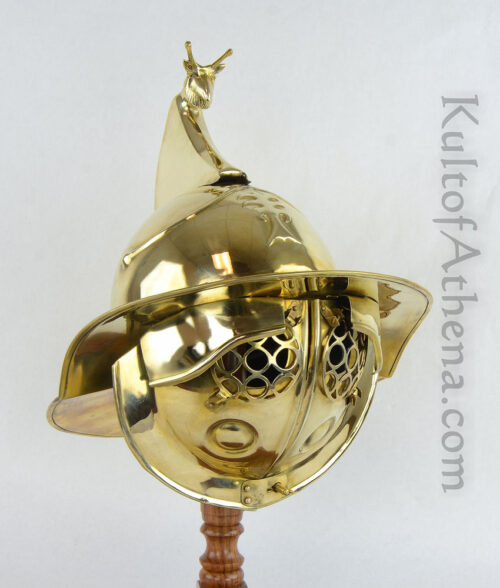 Thraex Gladiator Mosaic Helmet -18 Gauge