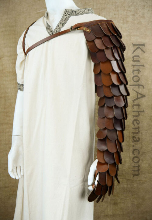 Gladiator Leather Scale Arm Armor (single arm)
