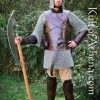 Padded Leather Greaves with Banding