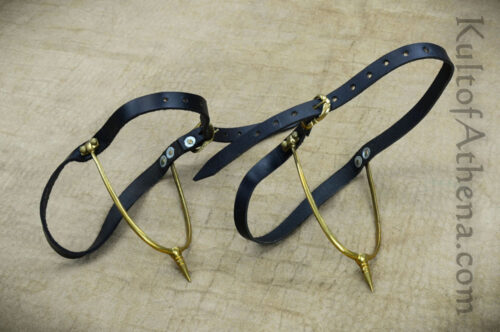 Medieval Norman Short Prick Spurs - Brass