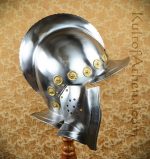 Open-Faced Burgonet Helm - 18 Gauge