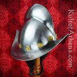 Spanish Morion with Leather Cheekplates