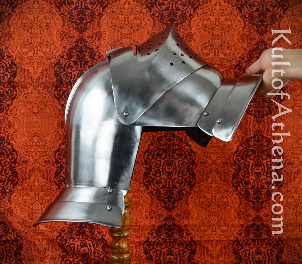 16th Century English Close Helm - 16 Gauge