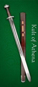 Five Lobed Viking Sword- Stage Combat Version with Suspension Loop Scabbard – DISCONTINUED - Deepeeka