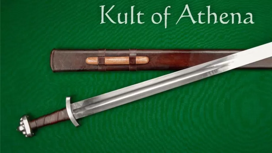 Five Lobed Viking Sword- Stage Combat Version with Suspension Loop Scabbard – DISCONTINUED - Deepeeka