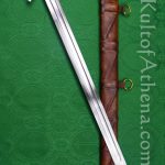 Sword of Saint Maurice - Stage Combat Version with Hanging Rings Scabbard