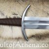 Knightly Arming Sword with adjustable hanging scabbard - Stage Combat Version