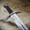 Knightly Arming Sword with adjustable hanging scabbard - Stage Combat Version