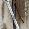 Knightly Arming Sword with adjustable hanging scabbard - Stage Combat Version