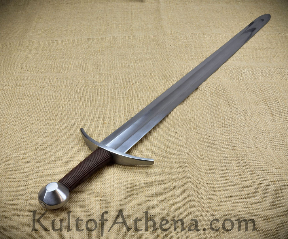 Medieval Hanging Sword Belt - Brown - Deepeeka - Kult of Athena