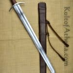 Knightly Arming Sword with adjustable hanging scabbard