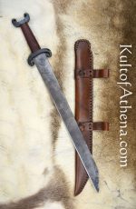Viking Forged Long Seax with Type G Hilt