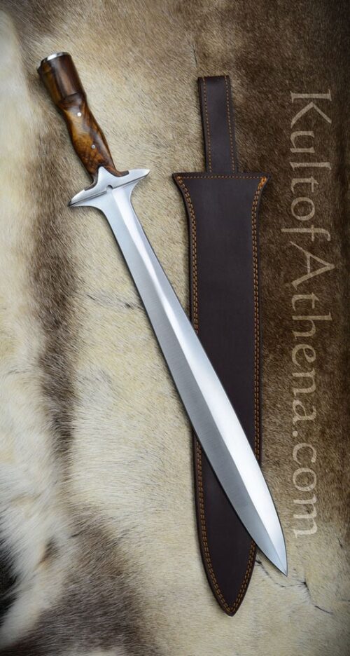 Devil's Edge - Greek Xiphos with Wood Grip