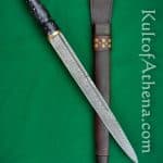 Scottish Highlander's Dirk with Damascus Blade
