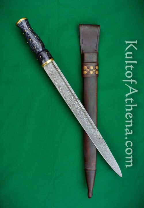 Scottish Highlander's Dirk with Damascus Blade