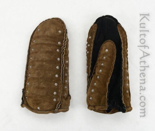 Age of Craft - HMB Brigg Mittens - 21 Gauge Tempered Spring Steel - Brown
