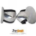 Age of Craft - HMB Arm Armor - Plate Elbow Couters - 18-19 Gauge Tempered Spring Steel