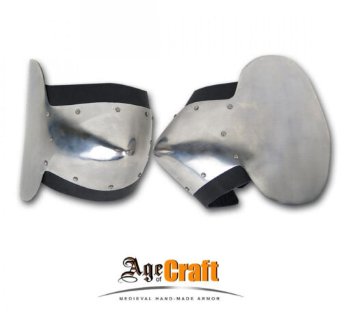 Age of Craft - HMB Arm Armor - Plate Elbow Couters - 18-19 Gauge Tempered Spring Steel