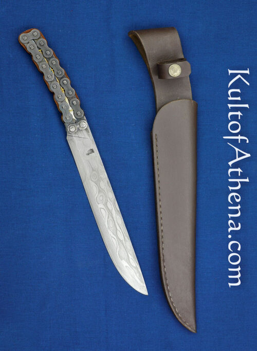 Balaur Arms - Biker Motorcycle Chain Pattern-Welded Dagger