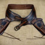 Western Dual Holster Gun Belt