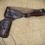 Western Single Holster Gun Belt
