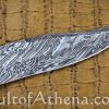Huntsman's Bowie - Damascus Blade with Stag Horn Grip