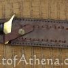 Huntsman's Bowie - Damascus Blade with Stag Horn Grip