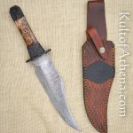 Damascus Raider Bowie